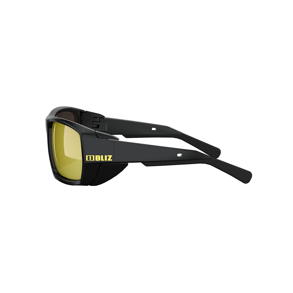 Lente de sol Bliz Peak Polarizado Negro Dorado