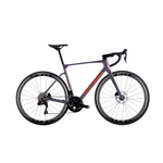 Bicicleta Polygon Strattos 7 Di2 Smoke Brown con ruedas de carbono