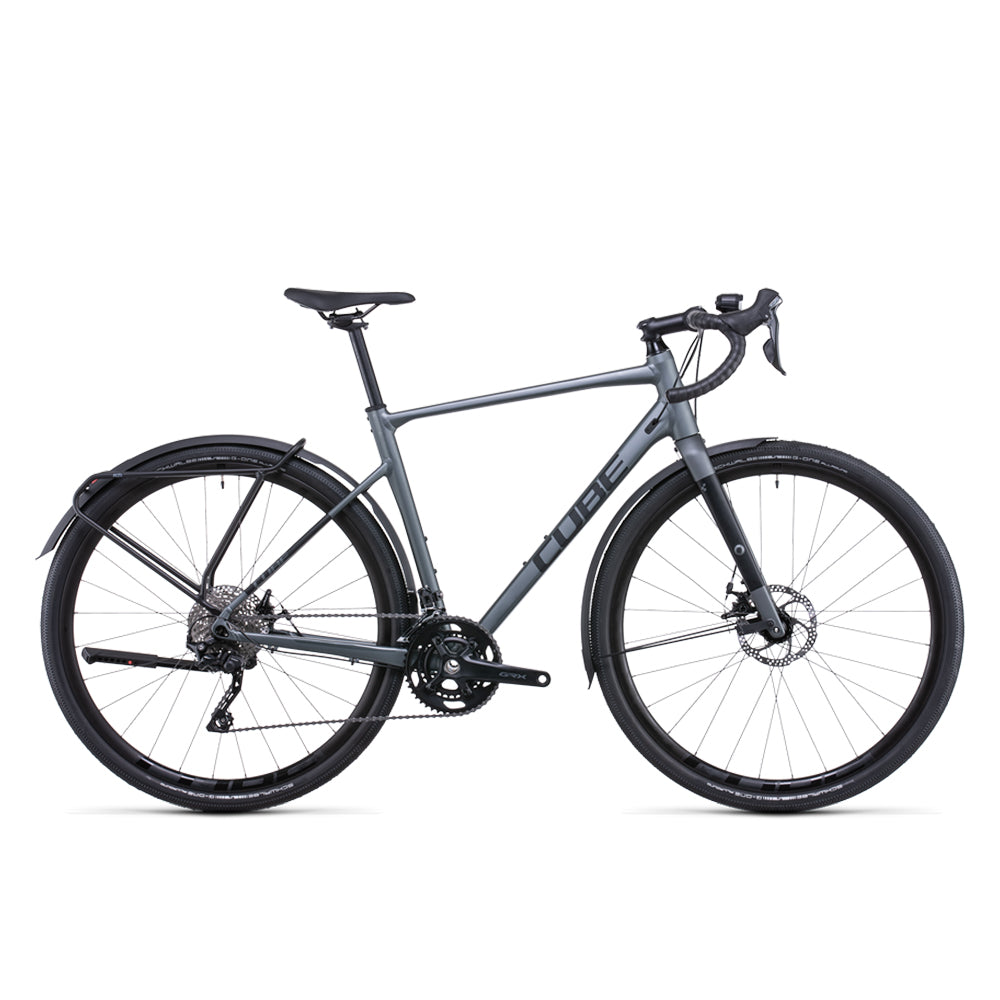 Bicicleta De Gravel Cube Nuroad Pro Fe Inkgrey´n´black