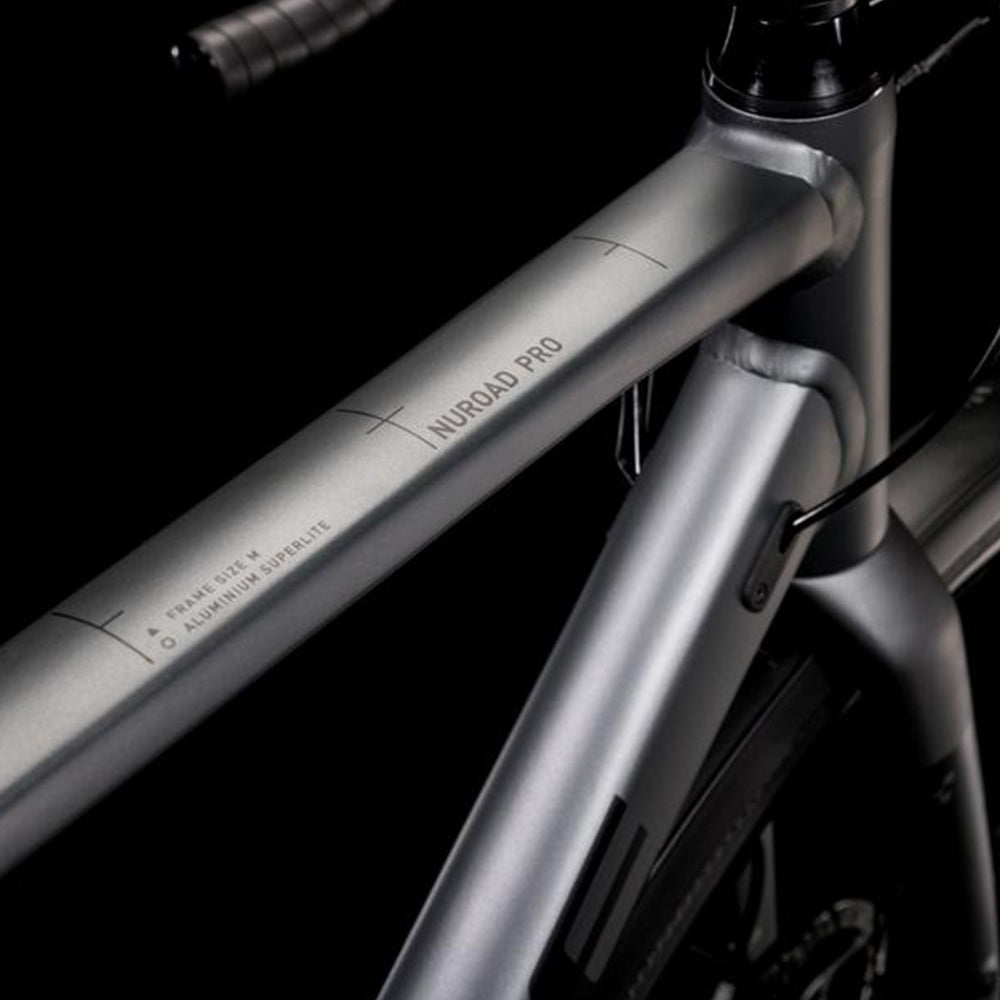 Bicicleta De Gravel Cube Nuroad Pro Fe Inkgrey´n´black