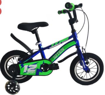 Bicicleta 10TEN, Niño, Aro 12, Marco HI-TEN, Green/Blue