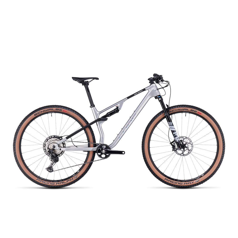 Bicicleta De Montaña Cube Ams Zero99 C:68x Race 29 Silver´n´black