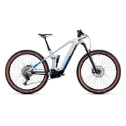 Bicicleta Eléctrica Mtb Cube Stereo Hybrid 140 Hpc Pro 625 2022 Prismagrey & Blue