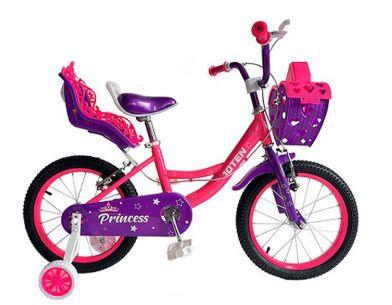Bicicleta 10TEN, Princess, Aro 16, Marco Acero HI-TEN, Fucsia/White