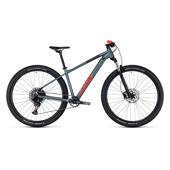 Bicicleta MTB Cube Analog Flashgrey n Red