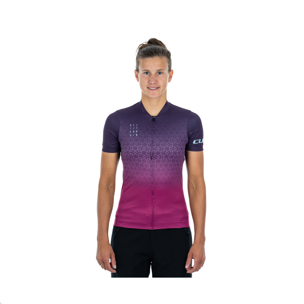 JERSEY CUBE ATX WS FULL ZIP S/S VIOLET