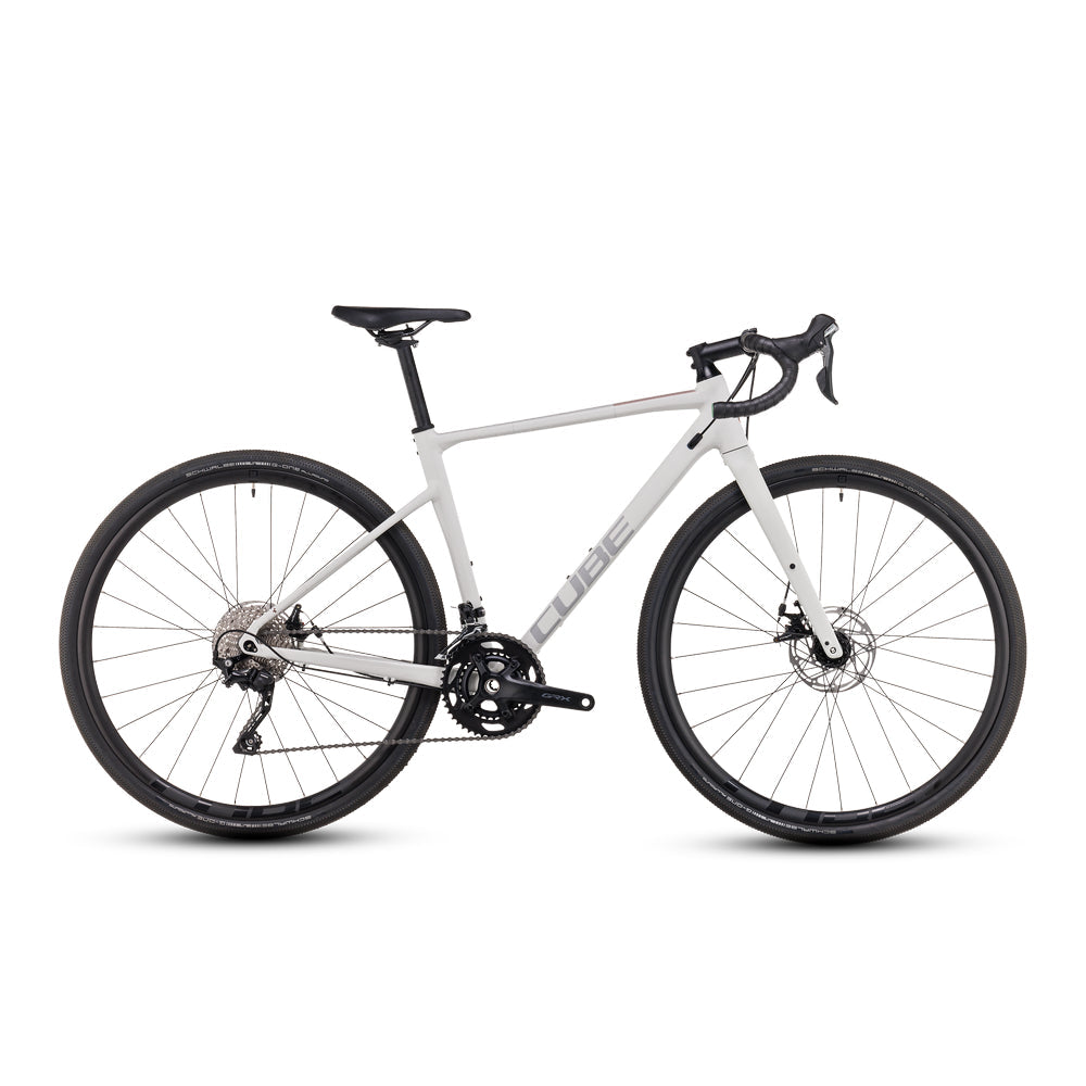 Bicicleta De Gravel Cube Nuroad Ws Lightgrey´n´rose 50 Cm