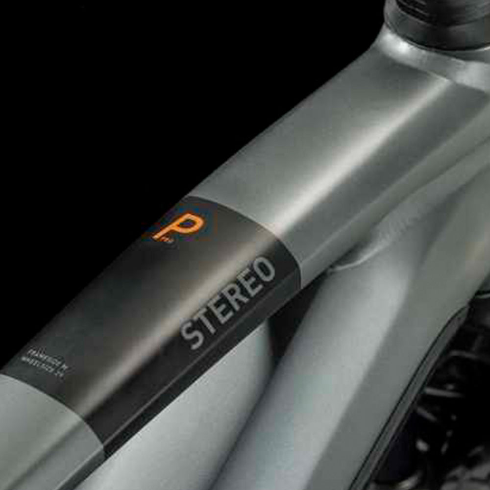 BICICLETA CUBE STEREO HYBRID 120 PRO 750 FLASHGREY'N'ORANGE