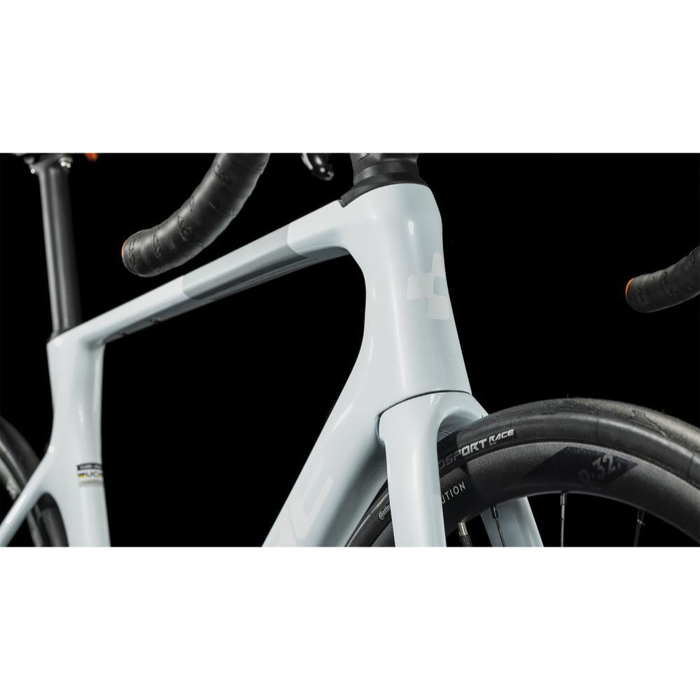 Bicicleta De Ruta Cube Agree C:62 Pro White´n'orange 56 Cm