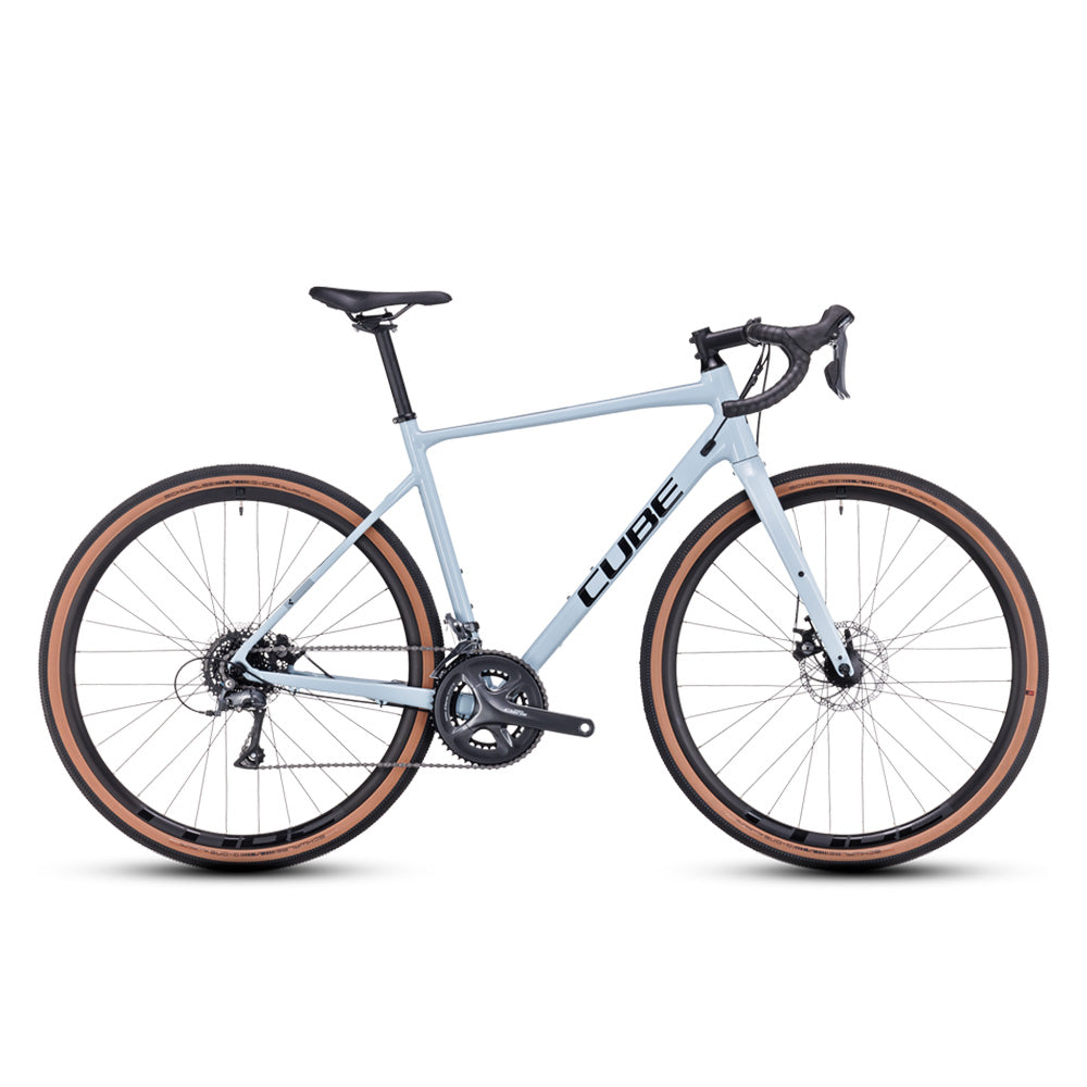 BICICLETA CUBE NUROAD SKYGREY´N´BLACK