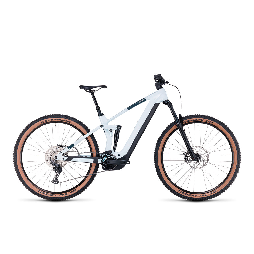 BICICLETA CUBE STEREO HYBRID 140 HPC PRO 750 FROSTWHITE´N´GREY