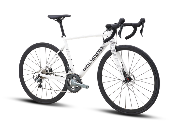 Bicicleta Polygon Strattos S4D White/Blk Tiagra 10V