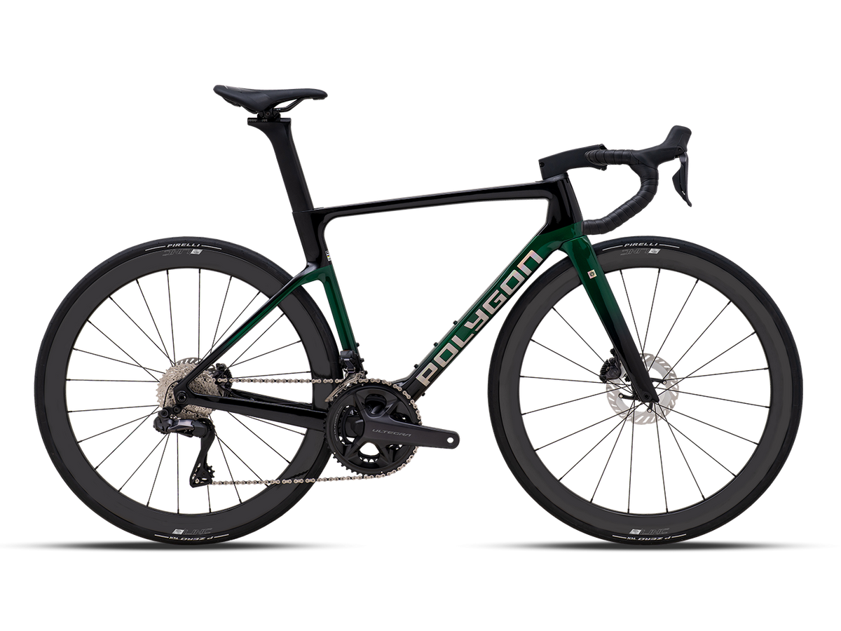Bicicleta Polygon HE A8 Di2 color Midnight Pine