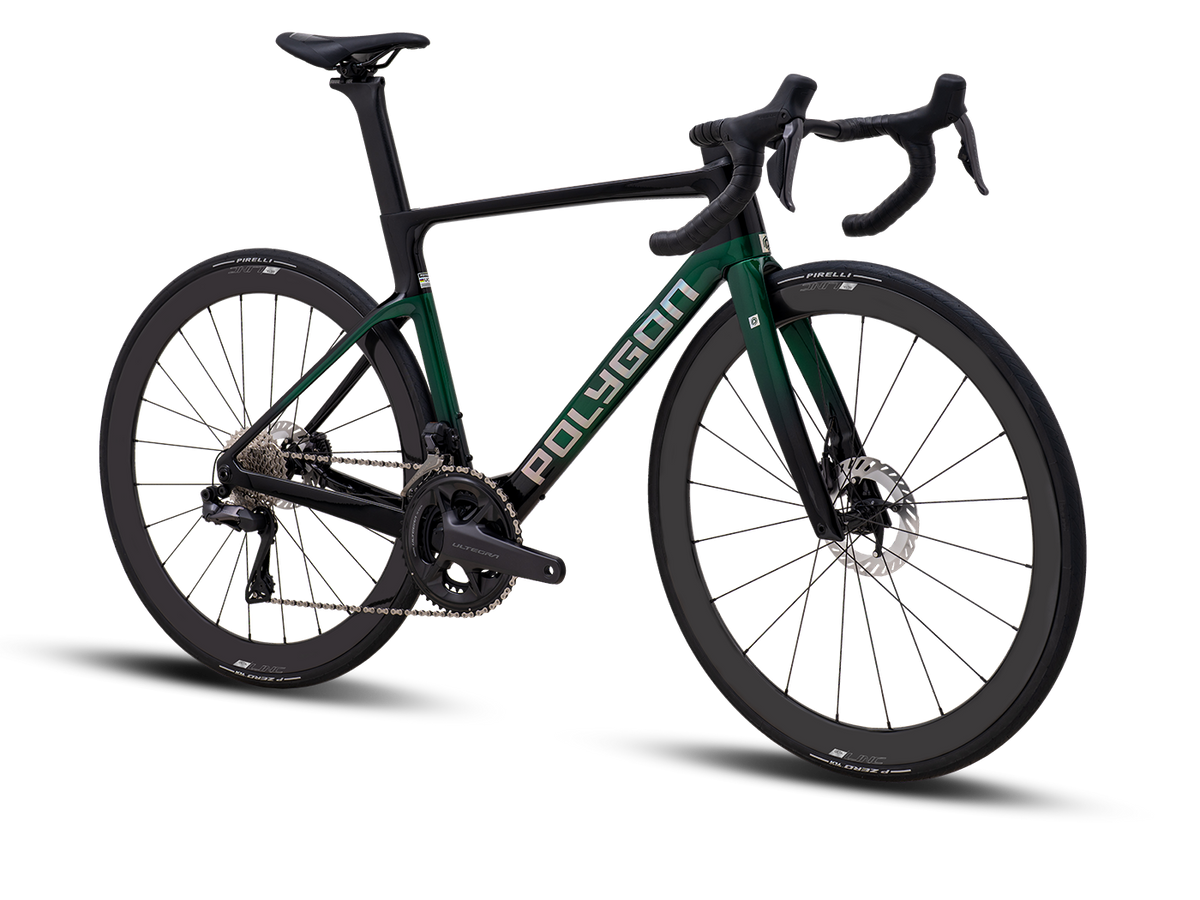 Bicicleta Polygon HE A8 Di2 color Midnight Pine