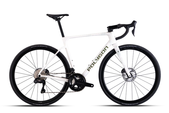 Bicicleta Polygon Strattos 8 Di2 White Gloss Ultegra Di2 12V