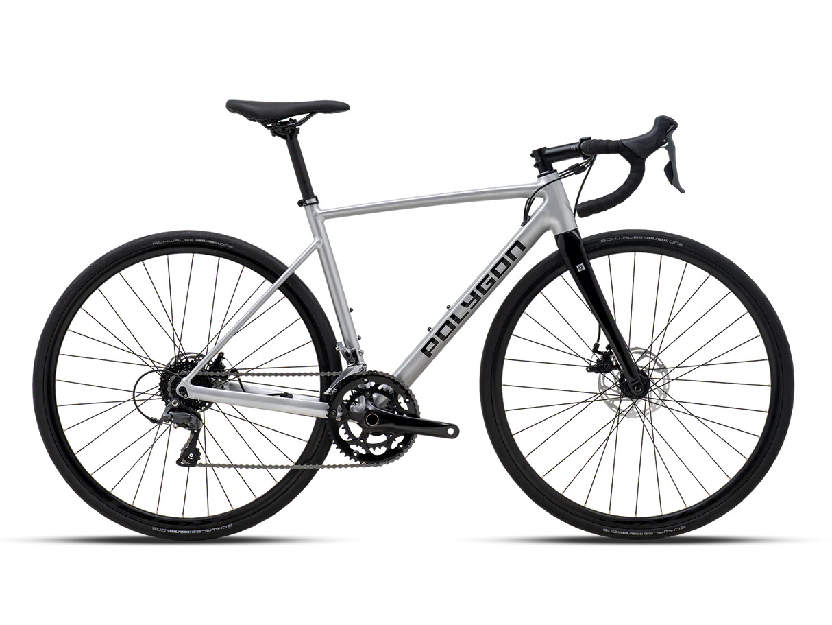 Bicicleta Ruta Polygon Strattos S2D Silver