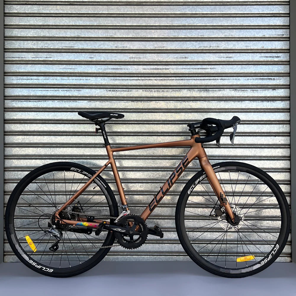 Bicicleta Ruta Eclipse 700x28C 8V Aluminio Gold