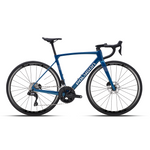 Bicicleta Polygon Strattos Carbon S7X Blue 105 Di2 con ruedas de carbono