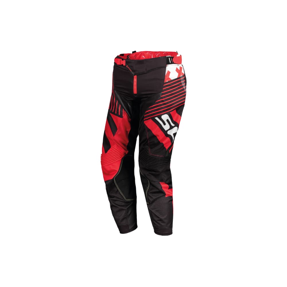 PANTALON SCOTT 450 PATCHWORK BLACK/RED