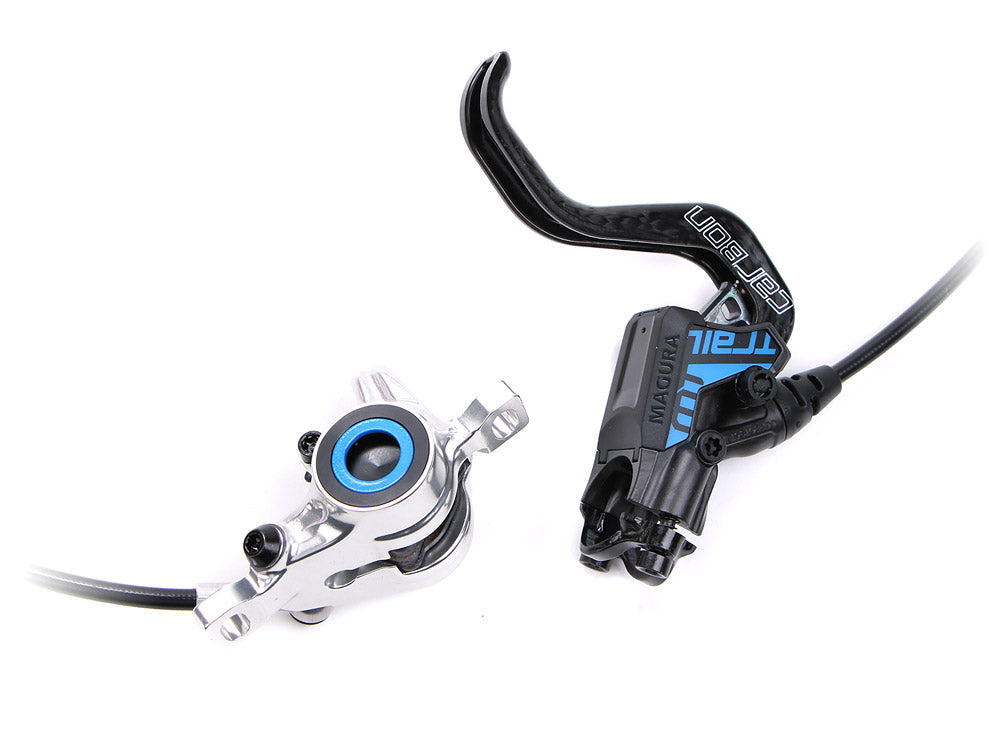 SET DE FRENOS MAGURA MT8 TRAIL CHROME CARBON