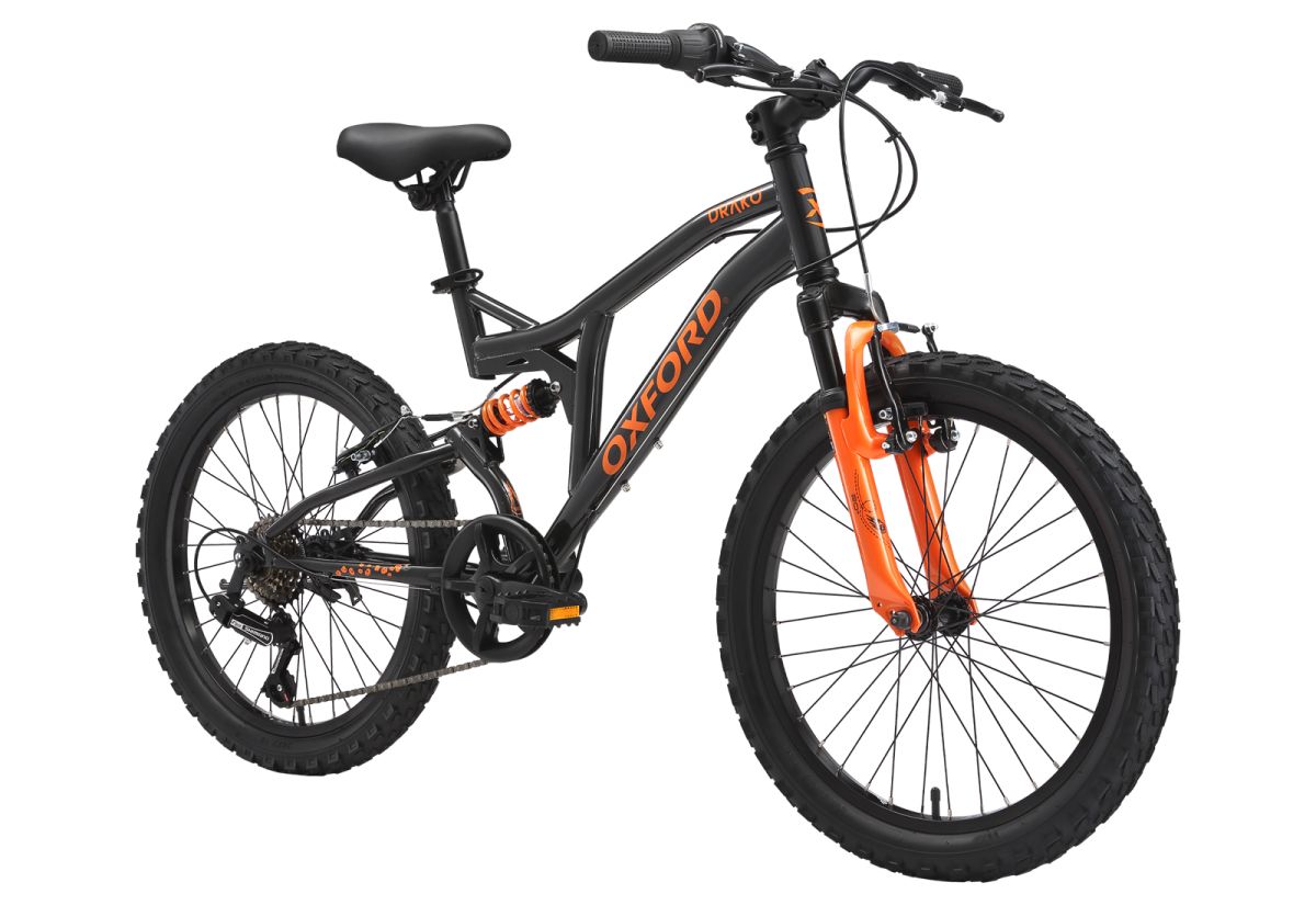 BICICLETA INFANTIL DRAKO DOBLE SUSPENSIÓN ARO 20