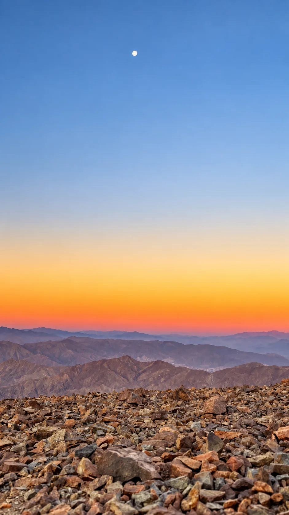 Paisaje de Atacama al atardecer utilizado por BikeHouse Copiapó