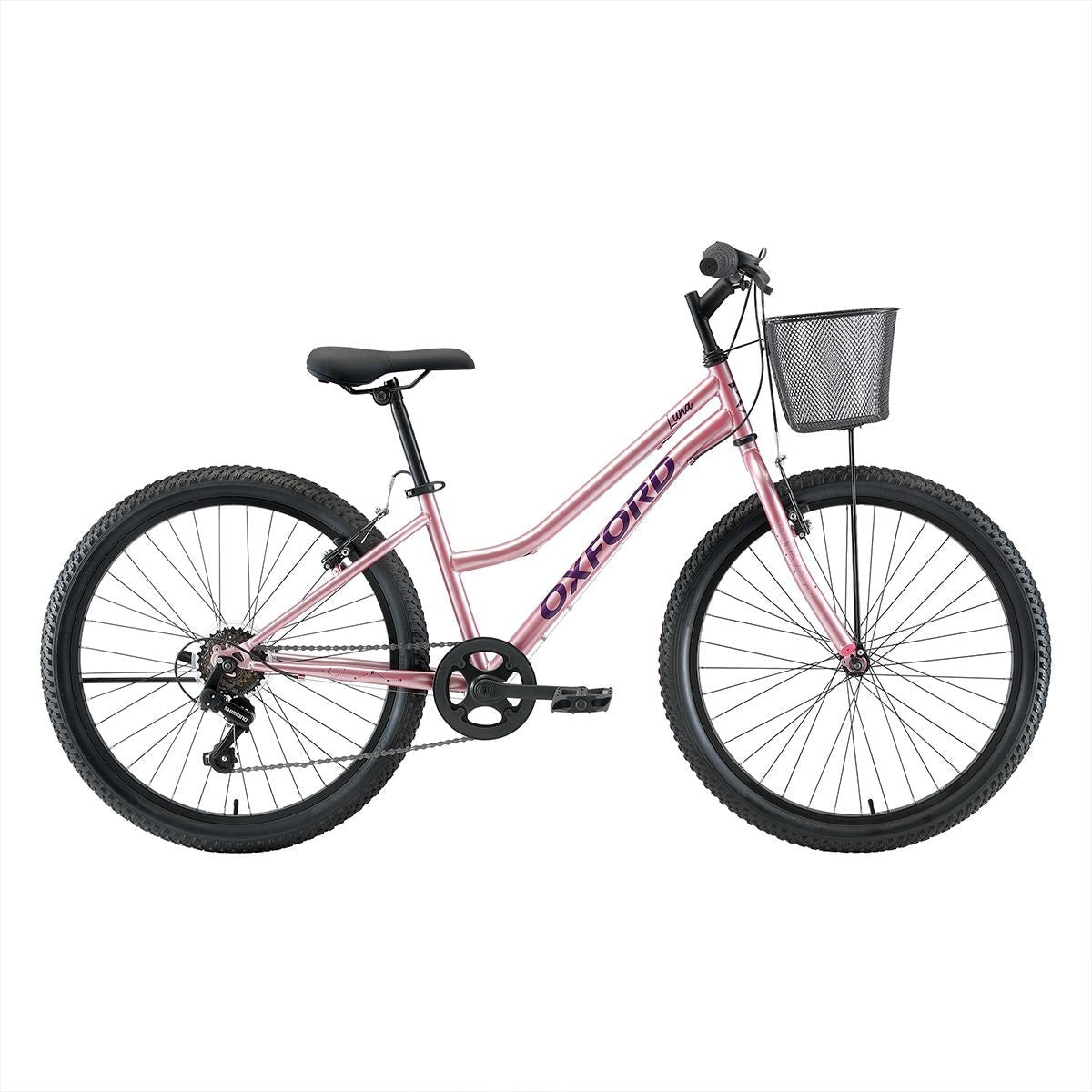 Bicicleta Aro 24 Luna 6v Rosado Oxford