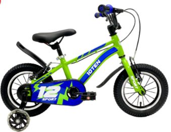 Bicicleta 10TEN, Niño, Aro 12, Marco HI-TEN, Green/Blue